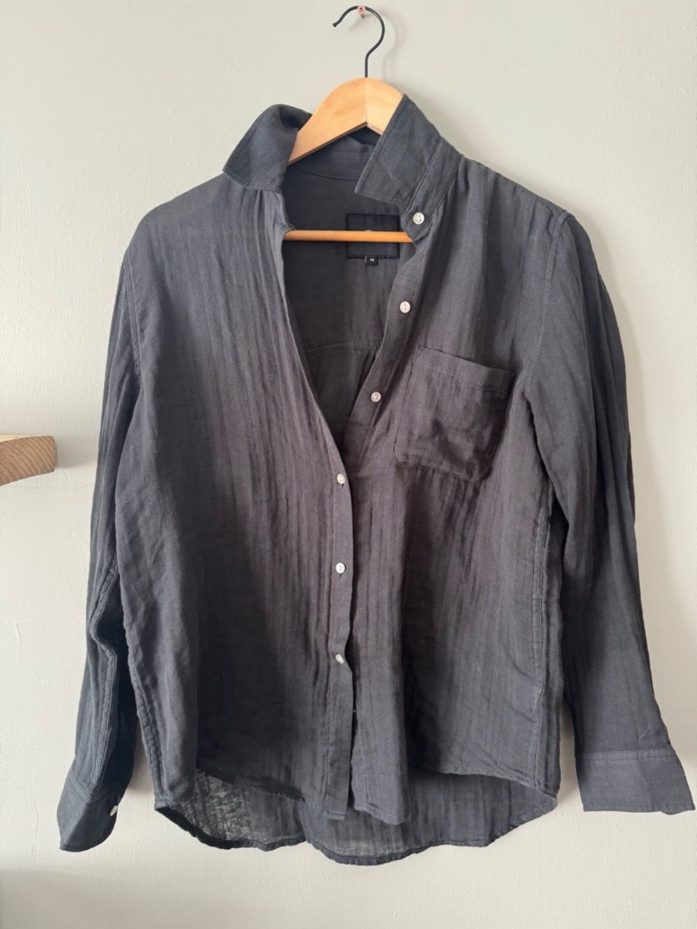 Rails Button Down Shirt XS Lightweight Gauze Cotton Pocket
